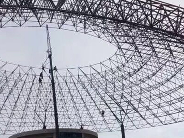 中山篮球馆球形网架厂家价格